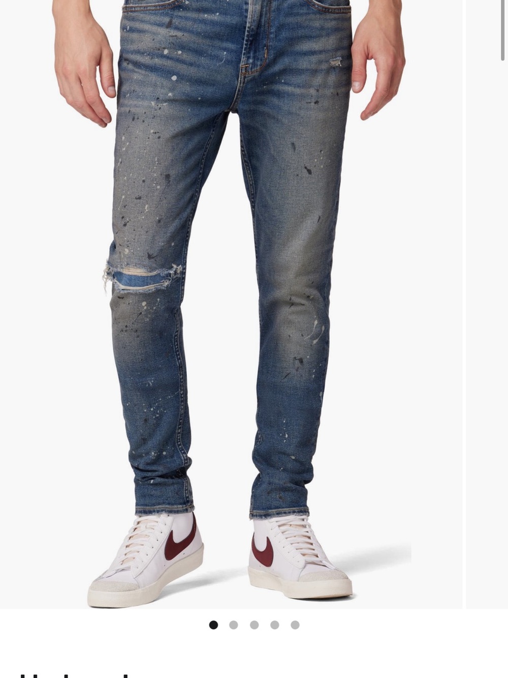 Hudson Jeans
Zack Paint Splatter
Skinny Jeans